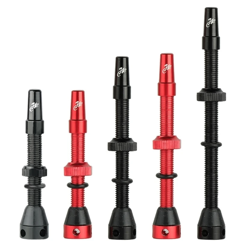  French-Style Tubeless Air Stem with Round-Bottom Form for Bike Tire Nipples