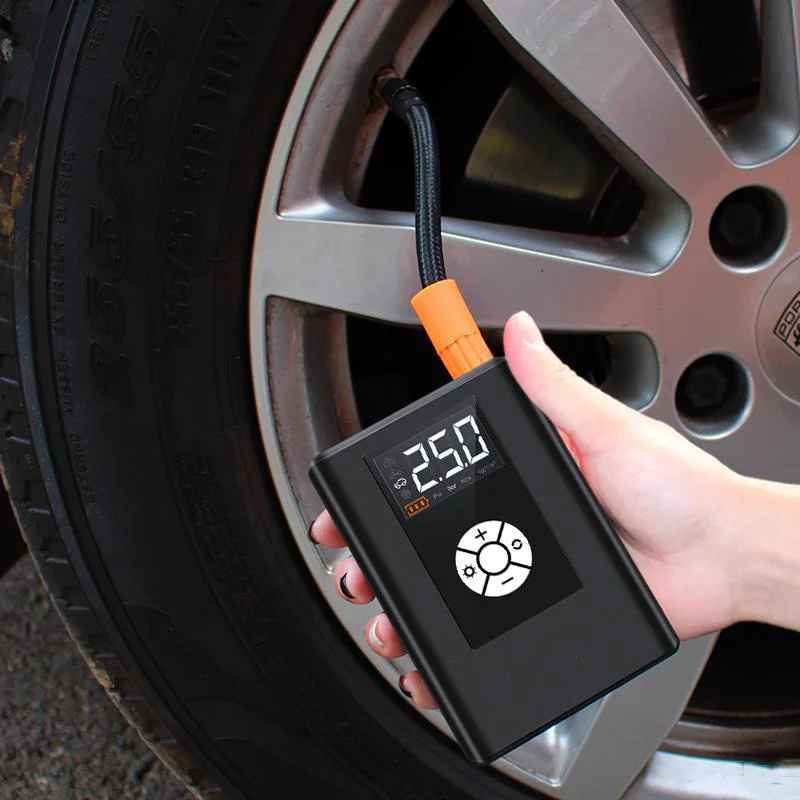 

Портативный воздушный компрессор, автомобильный насос для накачивания шин 12 В для автомобиля и дома, электрический проводной/беспроводной насос, автомобильные аксессуары