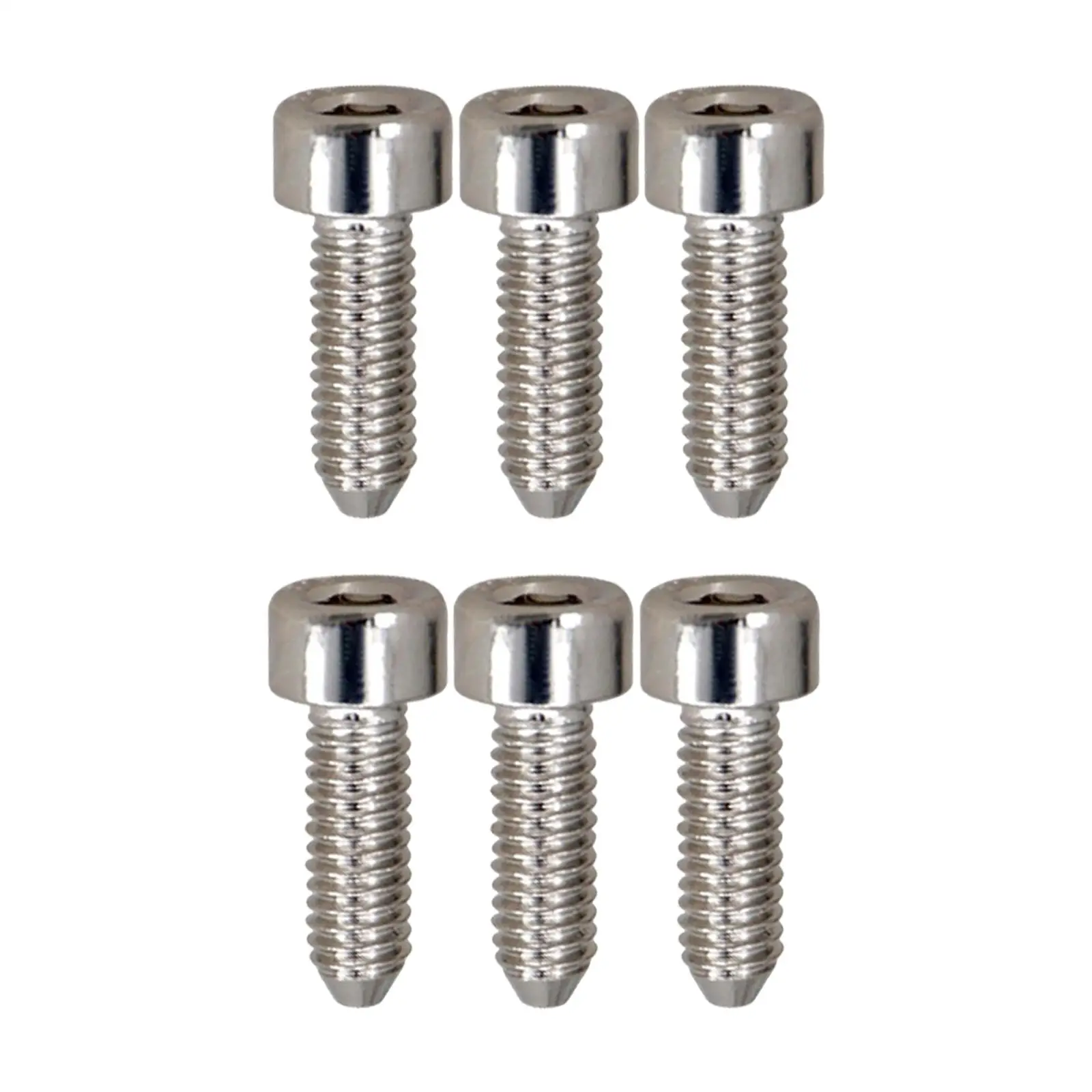 Saddle Height Screws Kit for Electric Guitar Bridge Iron Hex Screws DIY Musical Instrument Accessories