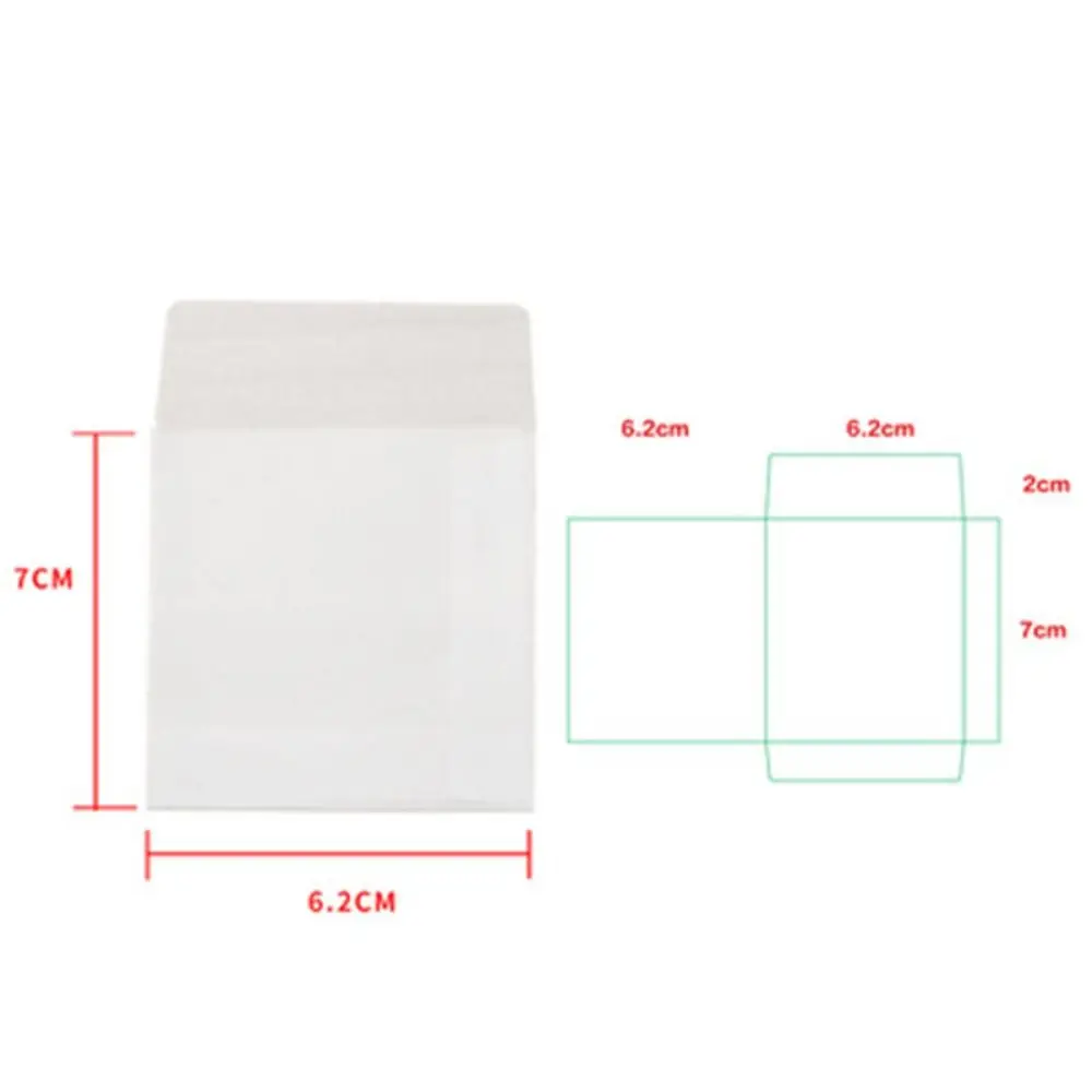 100pcs/lot Blank Translucent Envelope for Invitations Postcards European Giftbox Message Card Envelopes Wedding Business Letters