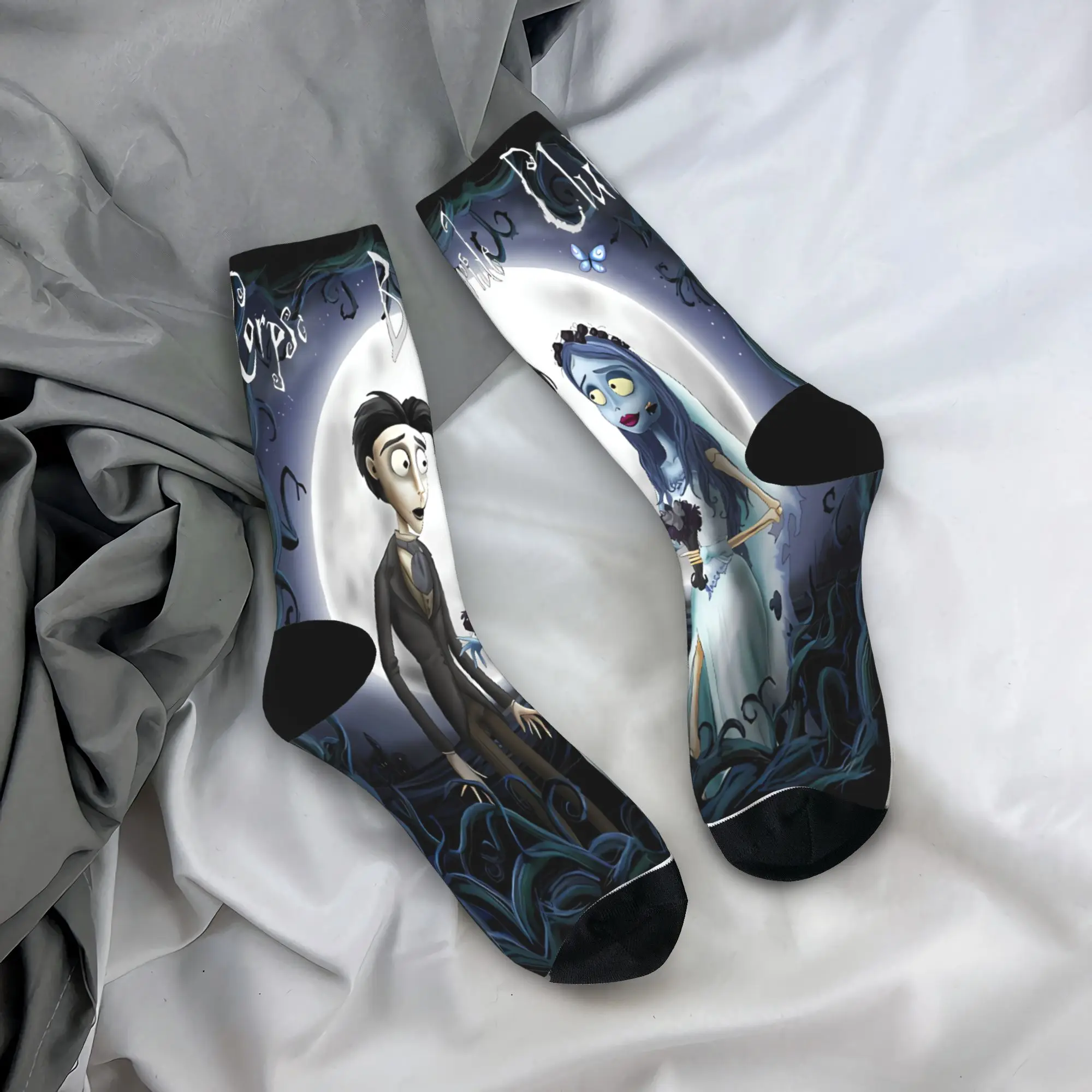 Anime Film C-Corpse Braut Socken Koreanische Strümpfe Unisex Männer Atmungsaktive Outdoor Sport Socken Herbst Grafik Anti Schweiß Socken