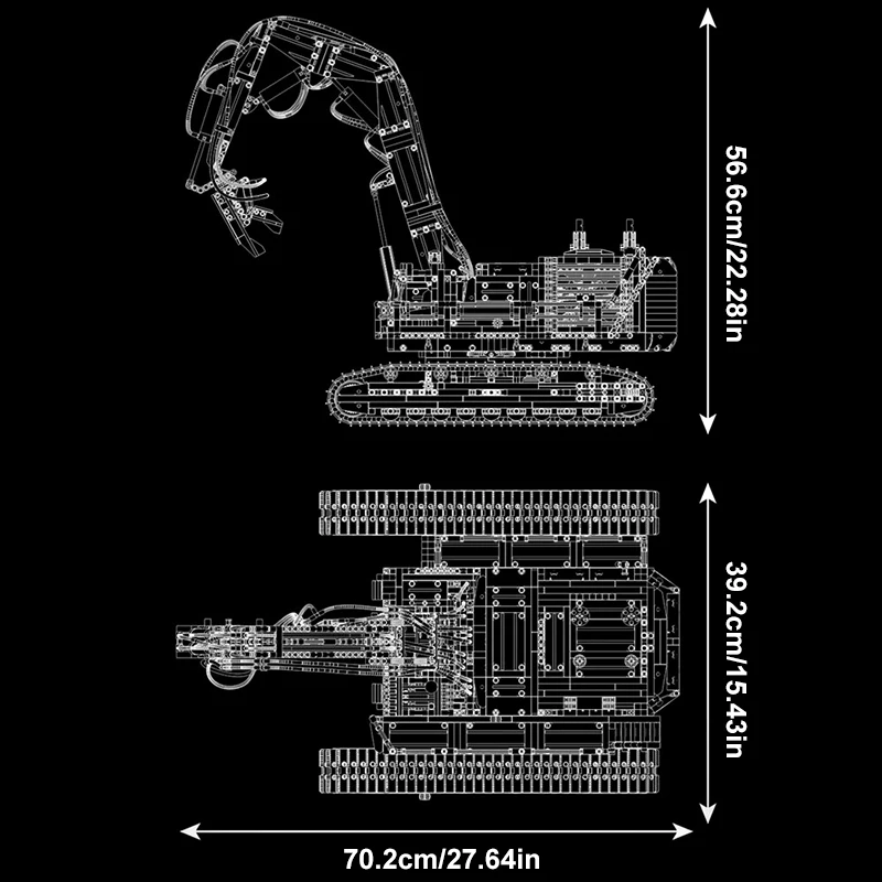 4195PCS MOC Technical Mould King 17062 Building Demolition Machine Model Building Blocks Assembly Car Toys Adults Christmas Gift