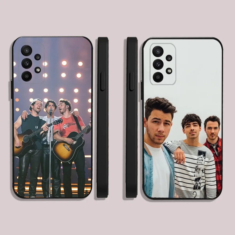 J-Jonas Band B-Brothers Phone Case For Samsung S24,23,22,30,21,10,9,Ultra,Plus,Lite,FE,5G Black Soft Case