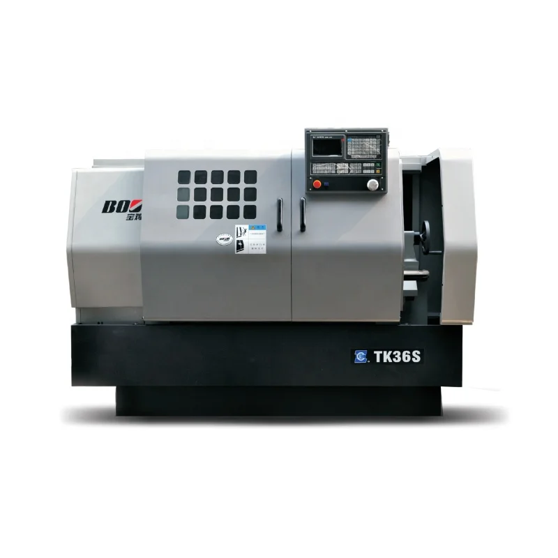 Hot Sale Horizontal Flat Bed CNC Mini Lathe Machine TK36/TK36S Simple Lathe GSK980TDi