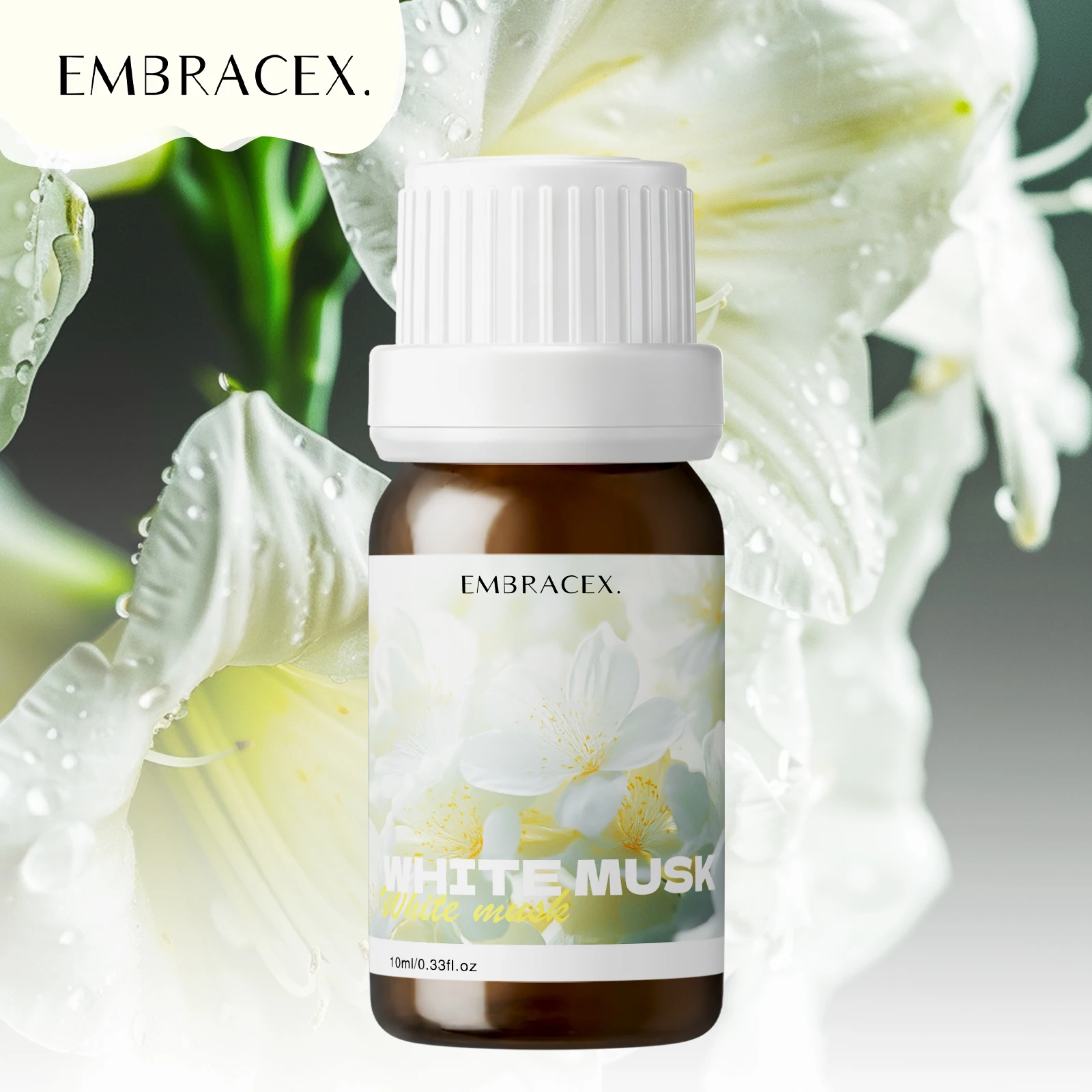 10ml White Musk Essential Oils Aromatherapy Essential Oil Plant Fragrance For Relieve Psychological Stress