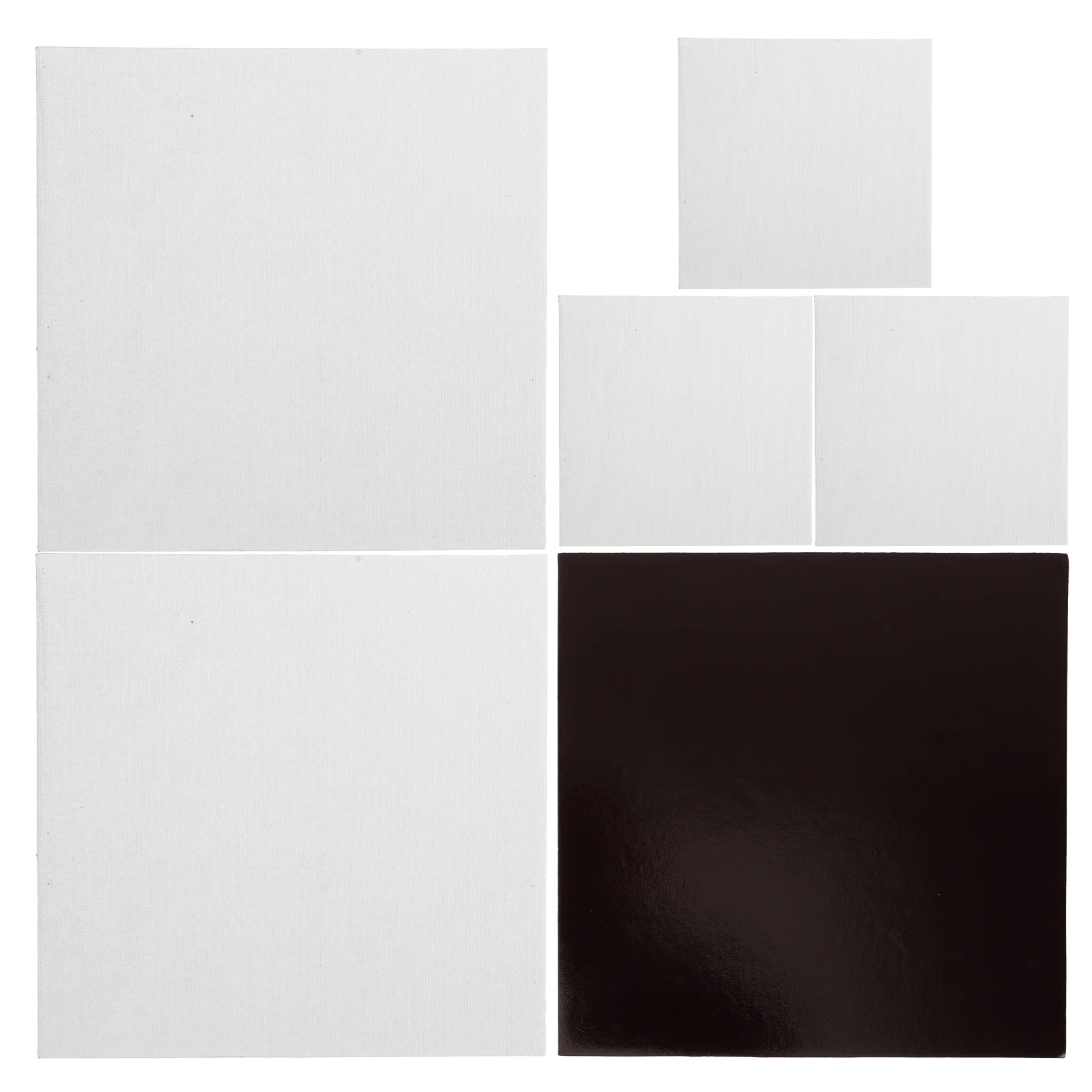 

6Pcs Canvas Oil Painting Board Blank Panels Professional Artist Drawing Boards for Students DIY Art Canvases for Painting