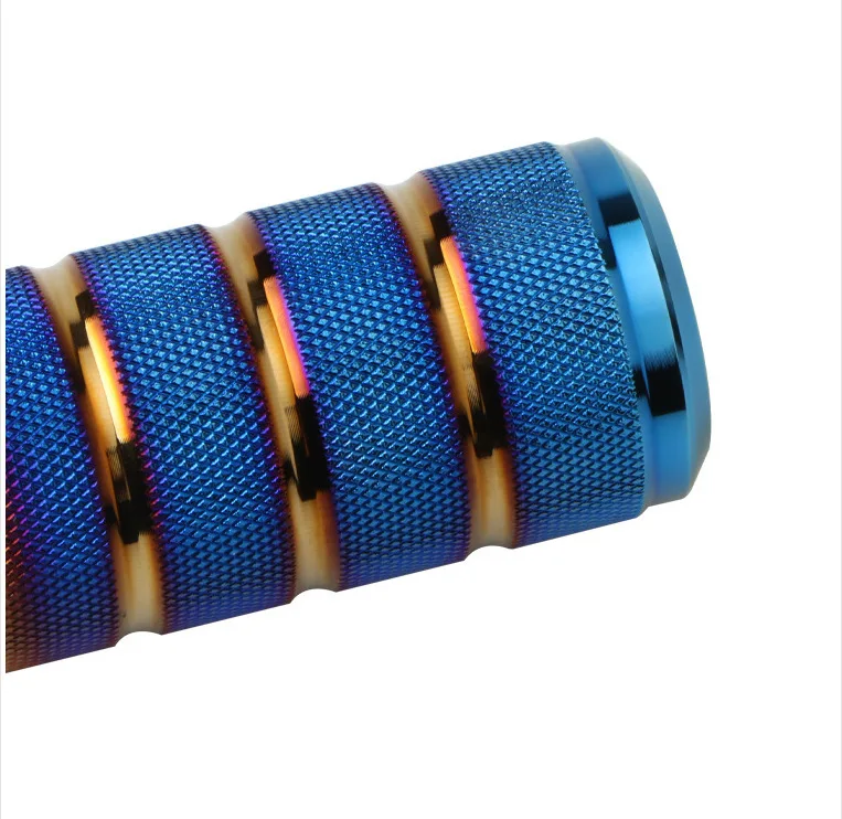 9,5 cm Universal rutschfeste Schaltgetriebe aus Aluminiumlegierung, gerändelter Schalthebelknopf, gebrannter blauer Schaltknauf – Detail 18