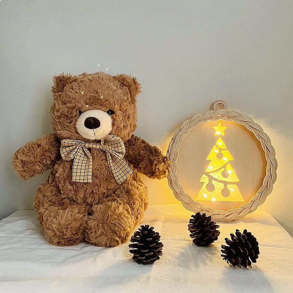 Handmade Rattan Merry Christmas Hanging Pendant Wooden Home Decor Ornament