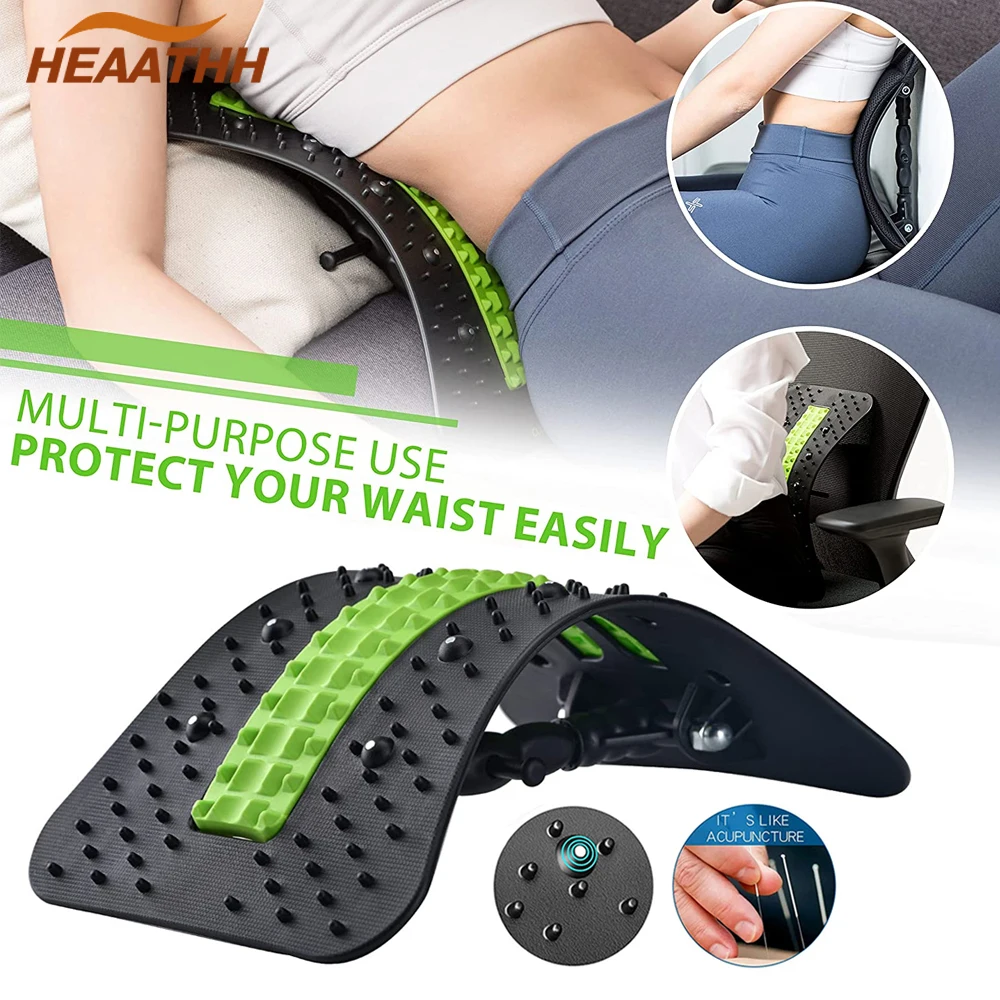 Adjustable Neck Stretcher Massager Cervical Spine Alignment Device for Neck Pain Relief, Upper Back and Shoulder Relaxer