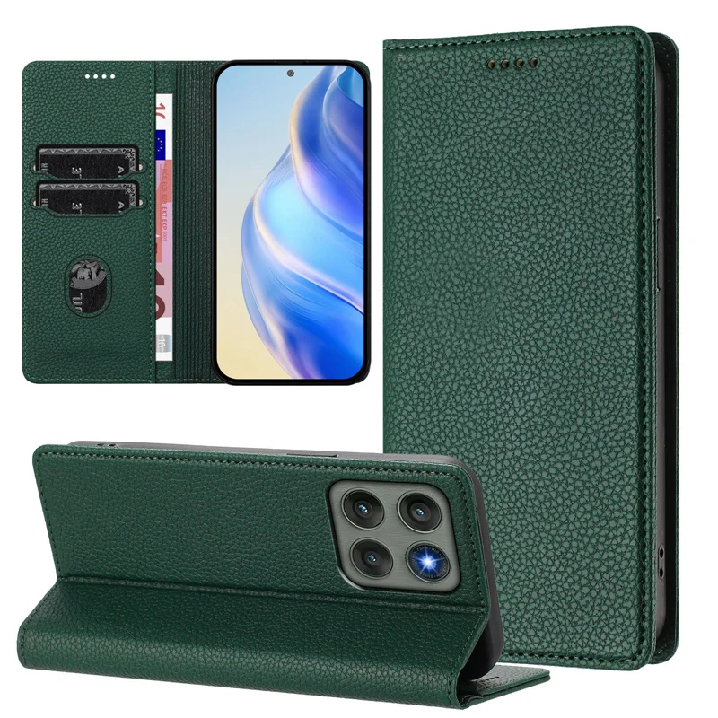 

For Apple iPhone 17 Pro Max Case Magnet Wallet Flip Leather Cover for Apple iPhone 17 Plus Shockproof Magnetic Leather Flip Case