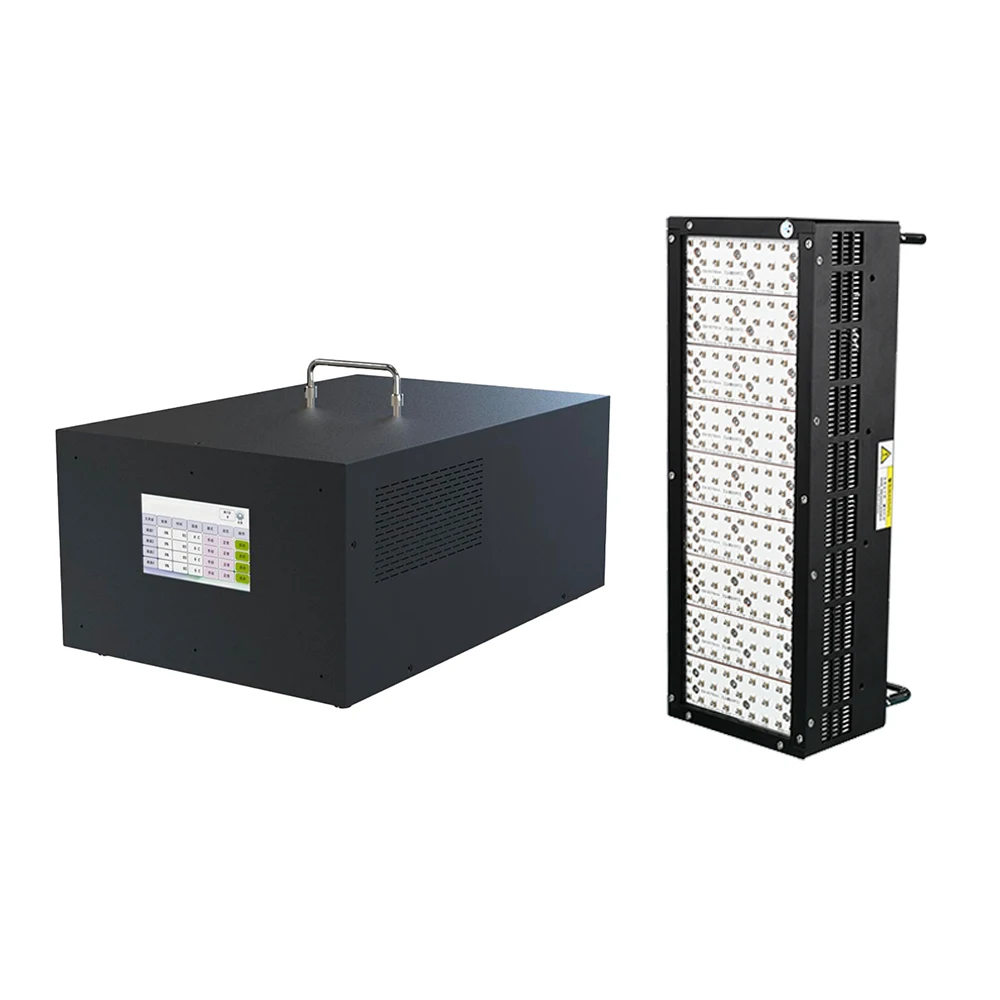 395NM 300*100mm Radiant Area UV Curing LED System For UV Adhesive Resin Varnish Fast Curing