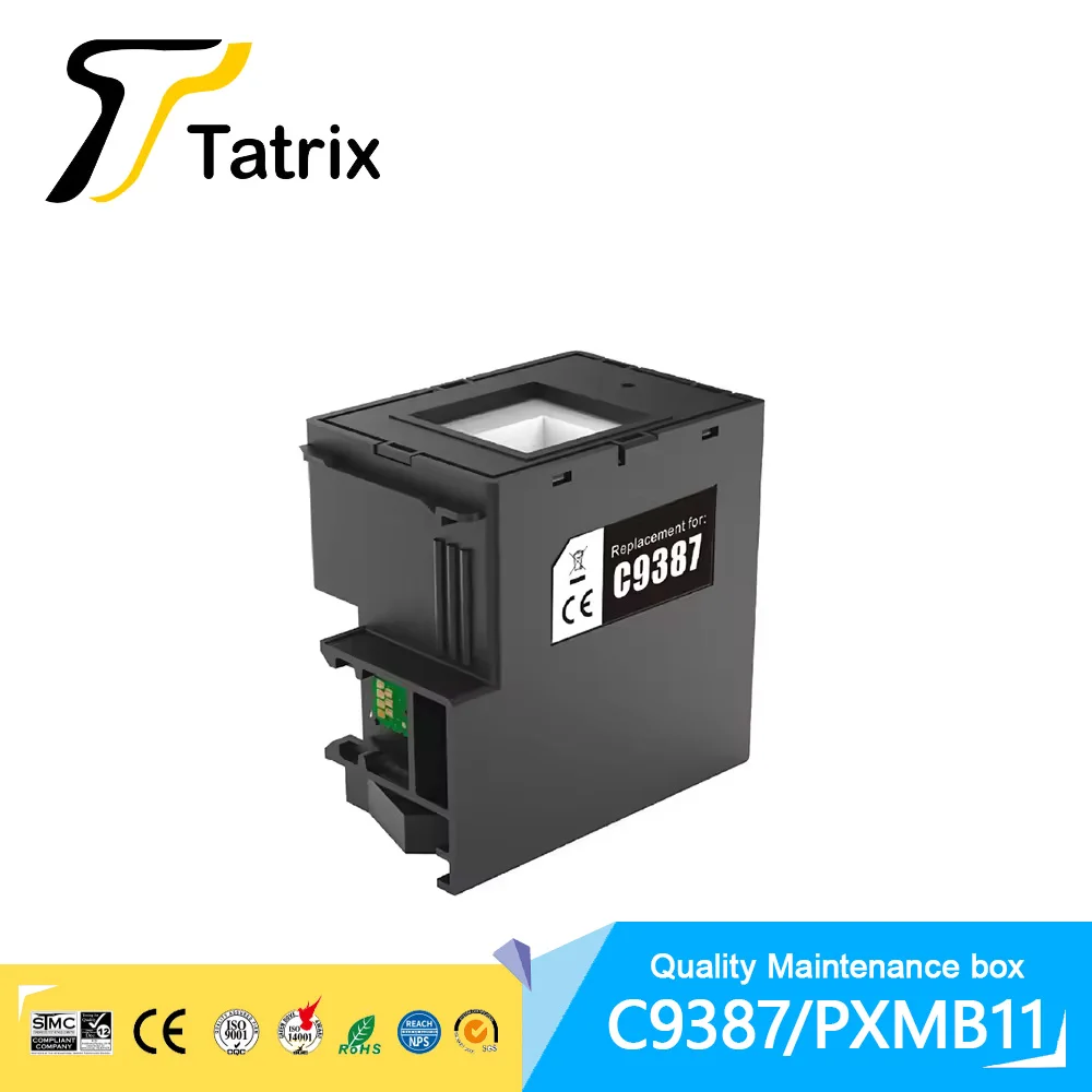 Tatrix C12C938731 C9387 PXMB11 Compatible Ink Maintenance Box for Epson M1050 M1058 M2050 PX-S161T/PX-M161T Waste Tank Printer