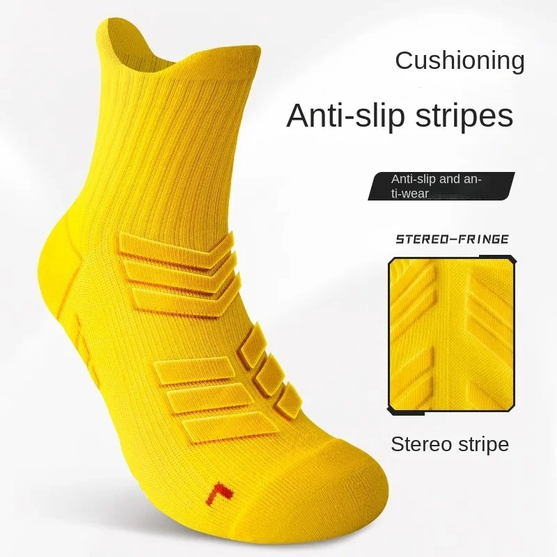 

Sock Leisure Athletic Sports Crew Dress Marathon Professional Run Men Thickened Towel Soles Football Distance Basketball B2W37