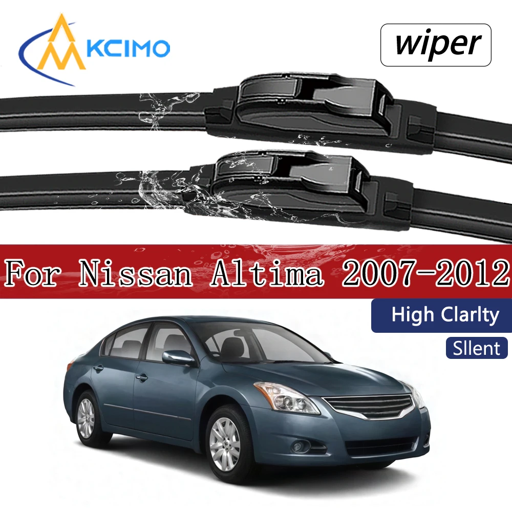 Scheibenwischerblätter vorne, Paarweise, exakte Passform für Nissan Altima L32 2007–2012, Fahrer- und Beifahrerseite, garantierte Passform
