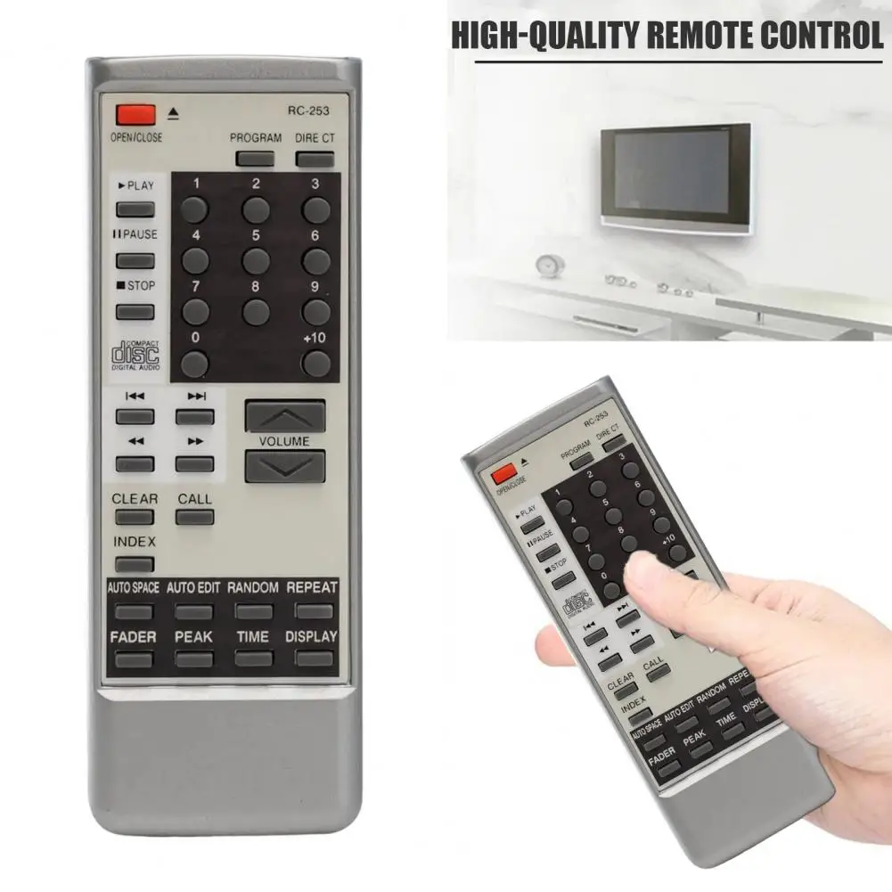 Universal Remote Control No-program Remote Control Replacement Remote Control for Denon Dcd2800 1015cd Dcd7.5 S Compact Disc