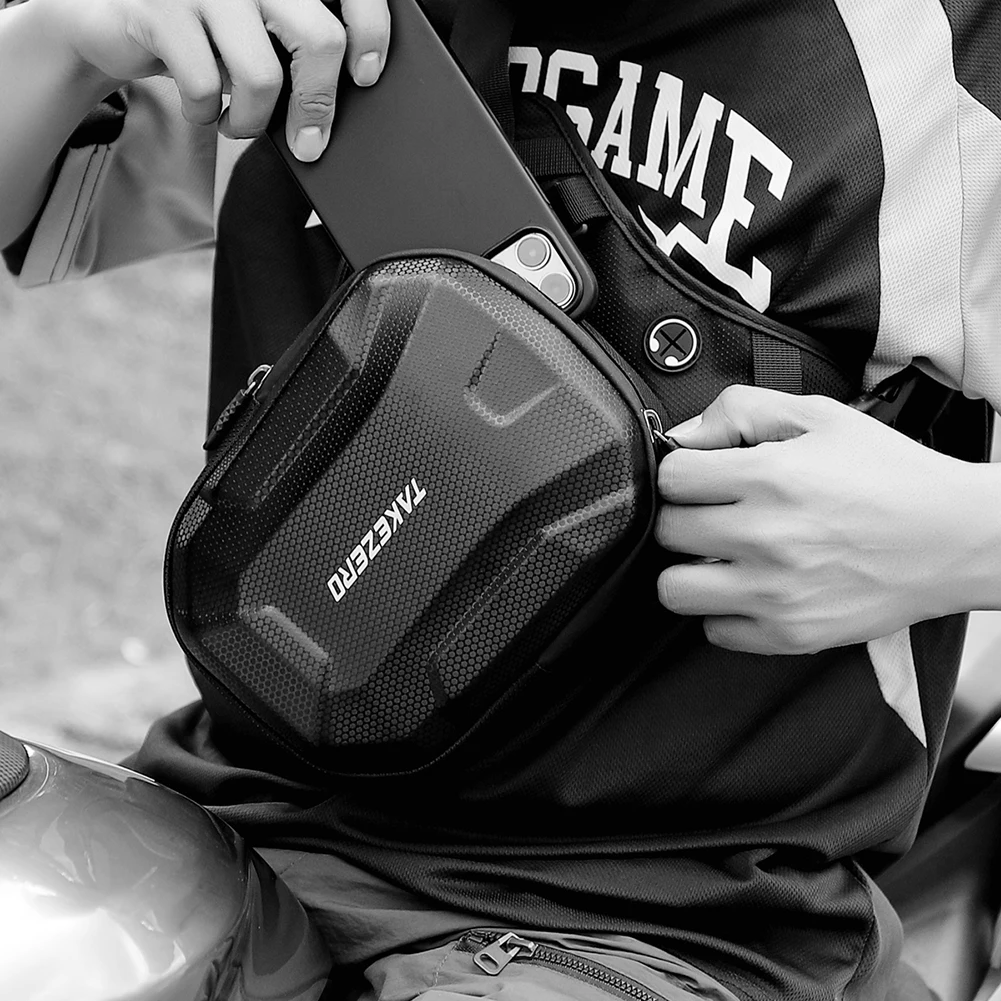 

Motorcycle Drop Leg Bag Adjustable Motorcycle Leg Side Bag Large Capacity Cycling Crossbody Bag for Outdoor Sports Ride