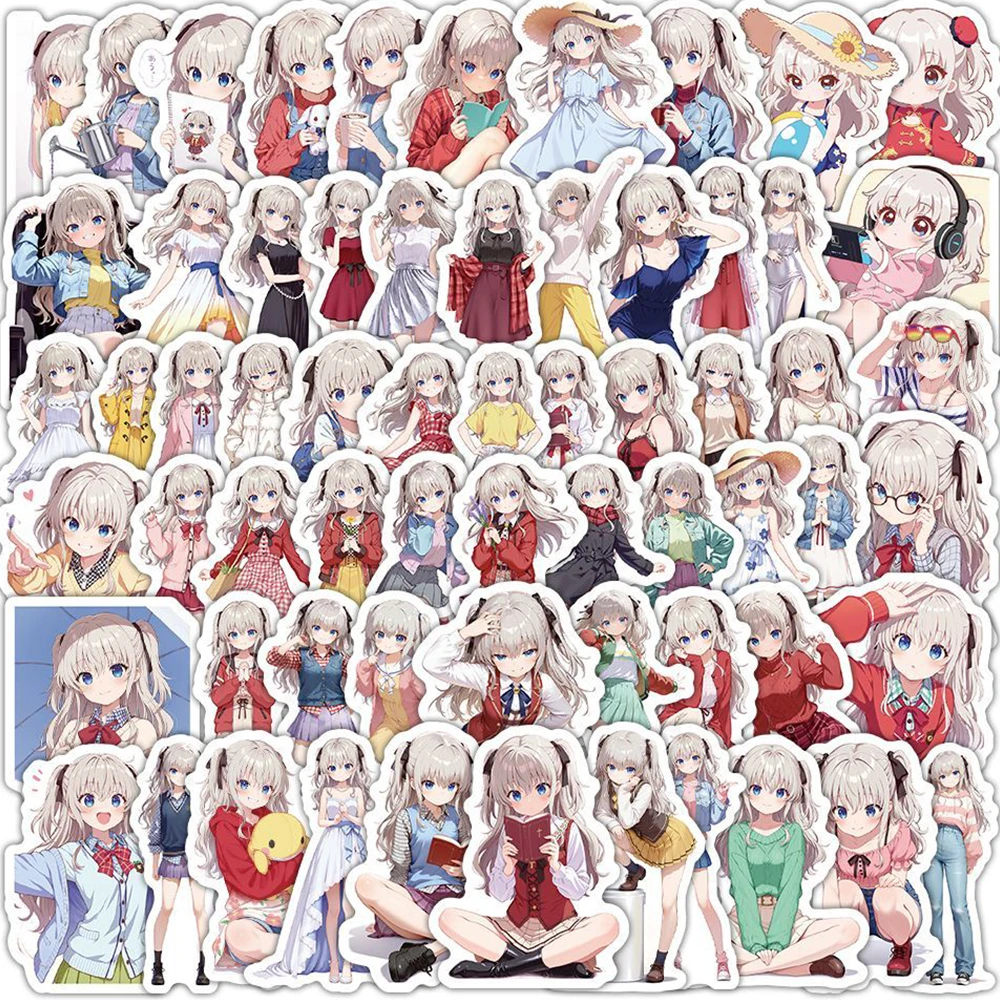 

10/30/50/100pcs Kawaiitomori Nao Cartoon Stickers Charlotte Anime Sticker Laptop Scrapbooking Luggage Phone Characters Decals