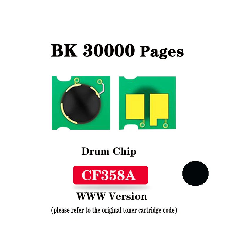 Hohe Qualität CF358A/CF359A/CF364A/CF365A Trommel Chip für HP LaserJet M880z/M880z + NFC/m855xh/M855dh/M855x