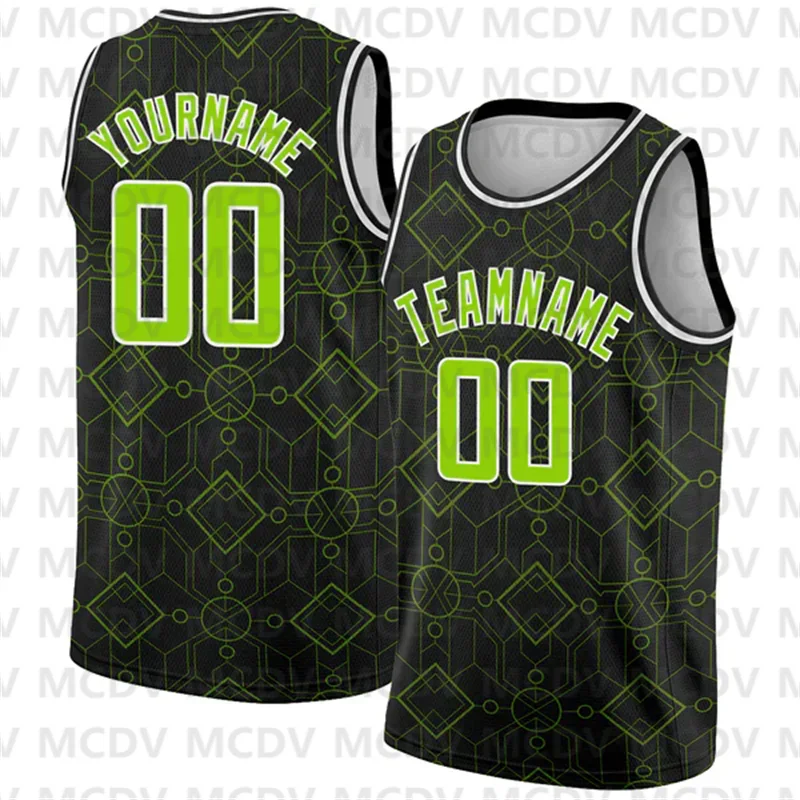 Custom Pink Light Blue-Black 3D Pattern Summer Beach Surfing Authentic Basketball Jersey