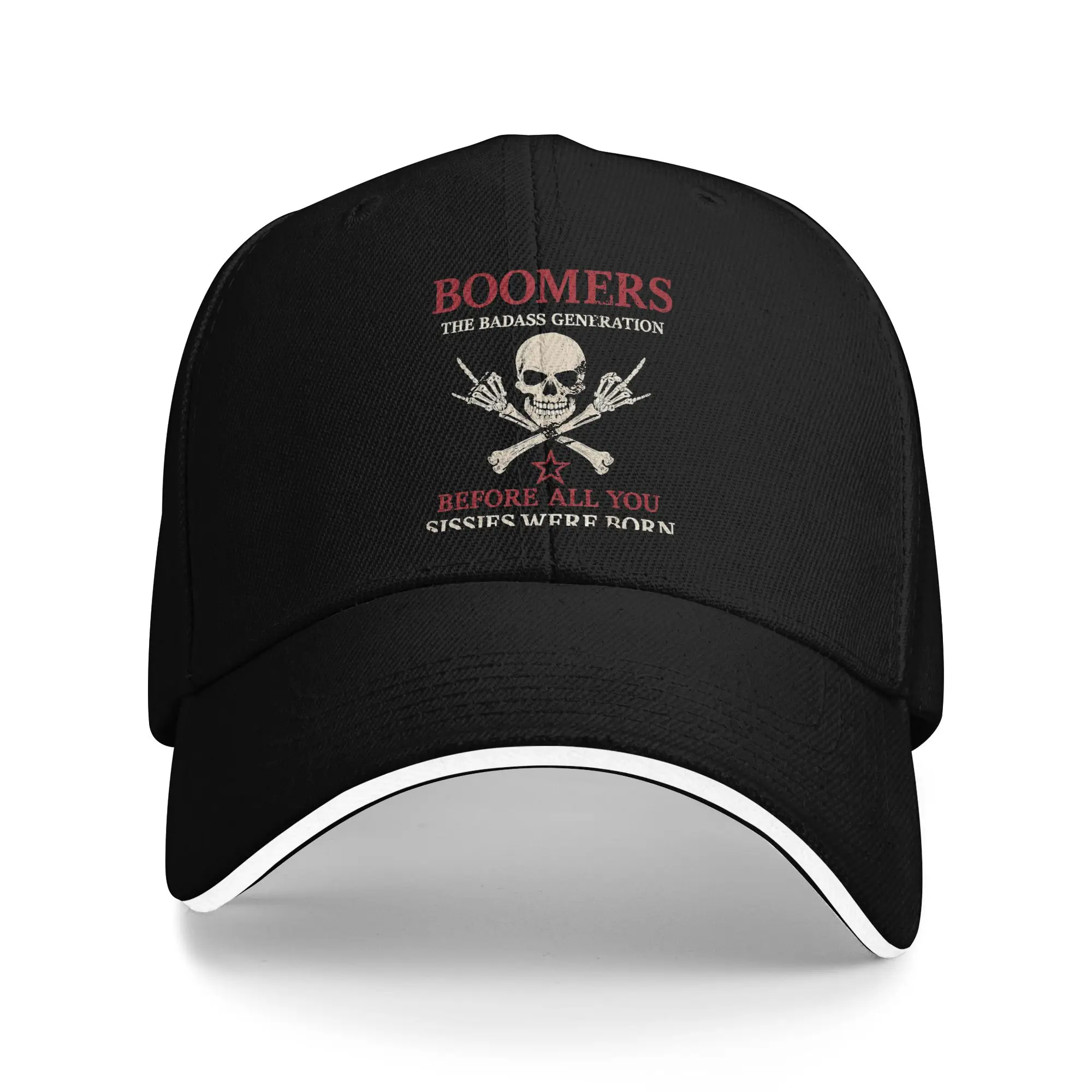 Boomer Generation Badass Before  Casual Baseball Cap  Kpop Rock Trucker Hat Spring Adjustable Female Male Classic Snapback Cap