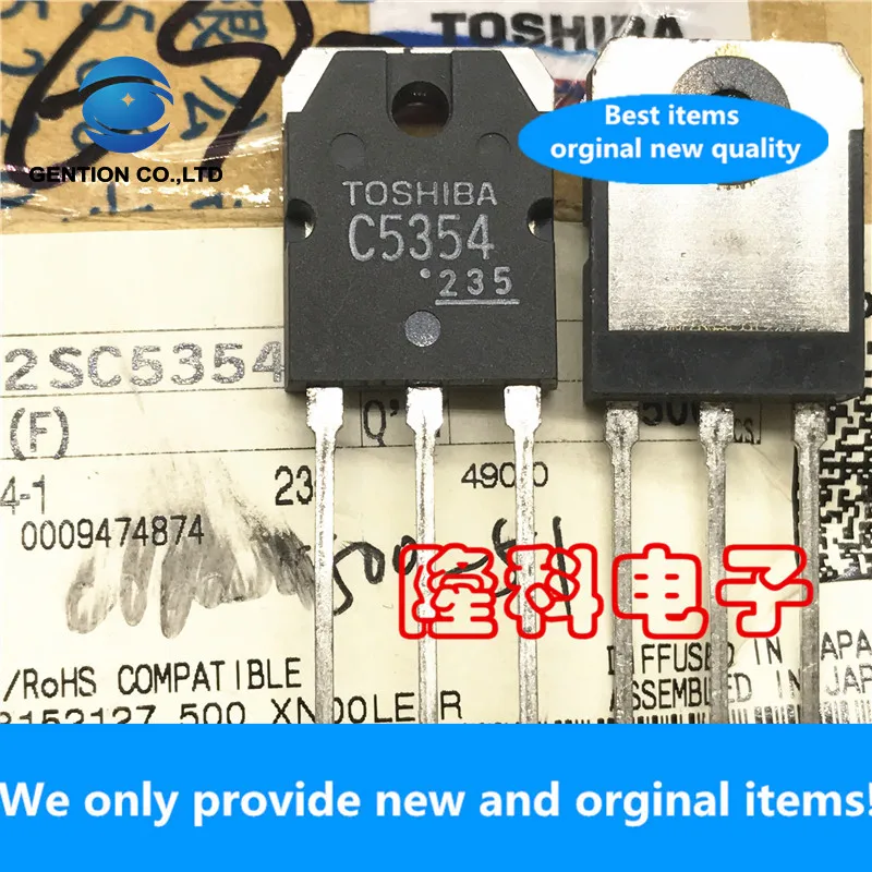 10PCS 100% New original High-voltage transistor 2SC5354 original TO-3P C5354 new 5A 800V imported DC-DC converter
