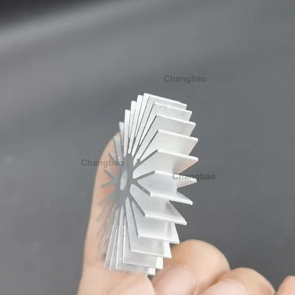 Diameter 45mm LED Radiator 3W SMD Plastik Bulb Light Heatsink