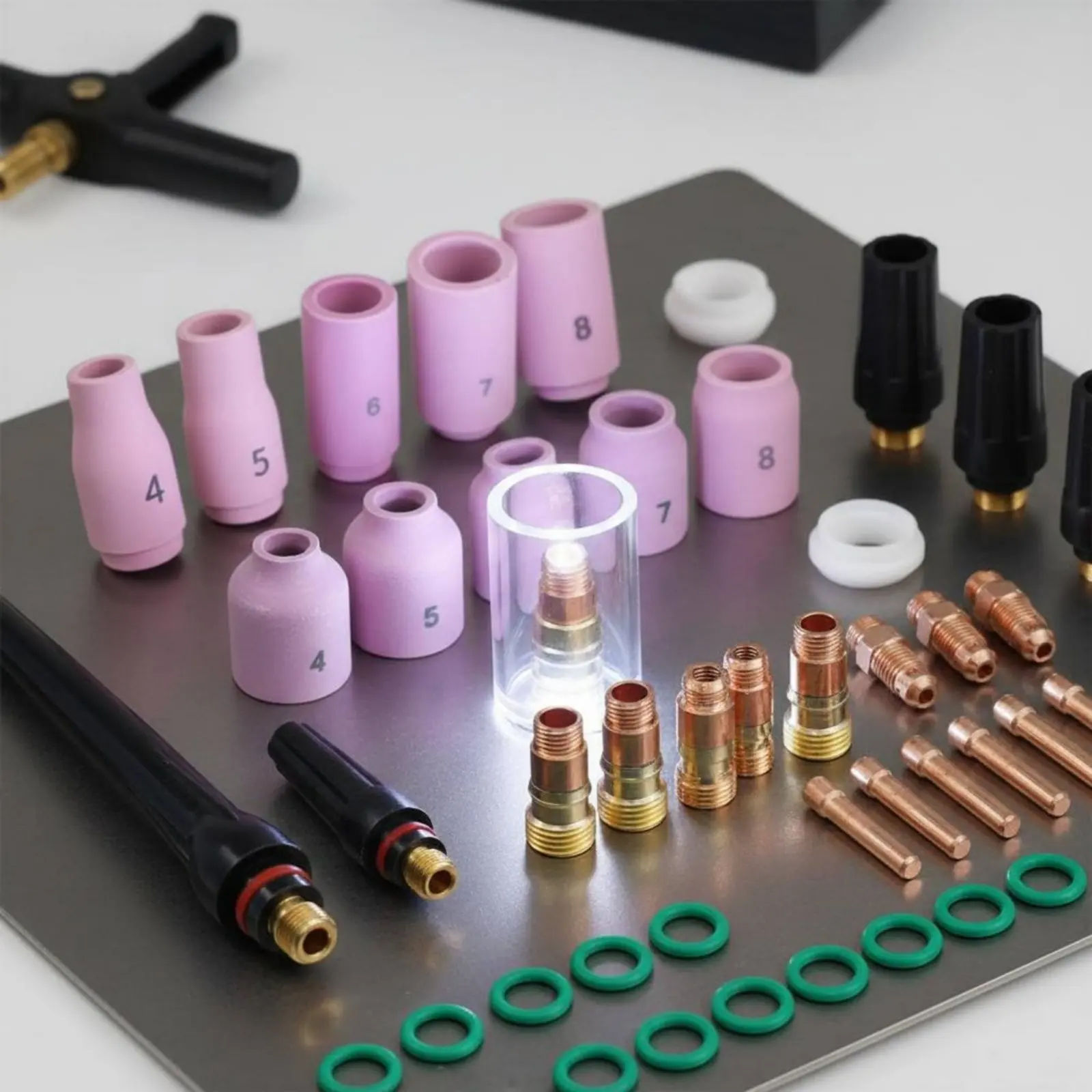 49-pieces-compact-gas-lens-kit-heat-resistant-gas-lens-cup-set-tig-joining-torch-kit-compatible-with-wp-17-18-26