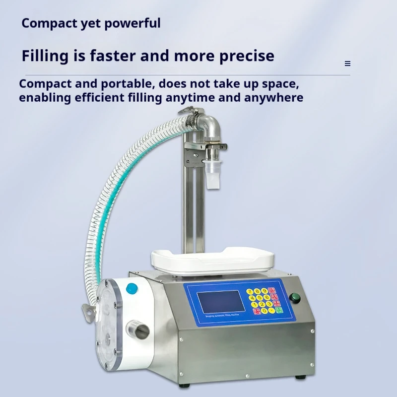 Small Filling Machine Gear Pump Ketchup Sesame Sauce Filler CSY-A3 Paste Juice Edible Oil Glue Peanut Butter Viscous Liquid