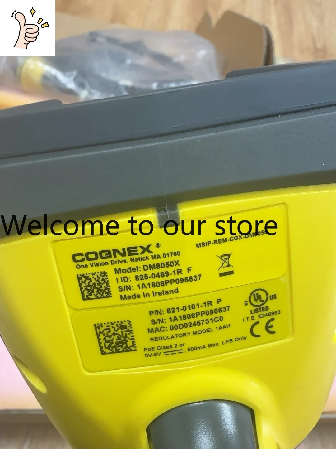 Cognex DM8050X Scanning Gun, Brand New And Unused