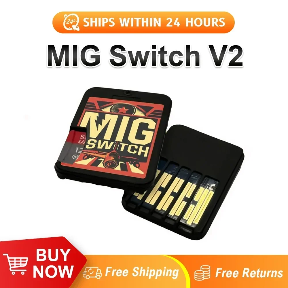 mig switch V2 ns migFlash Cart plug&play Modified Chip Universal card