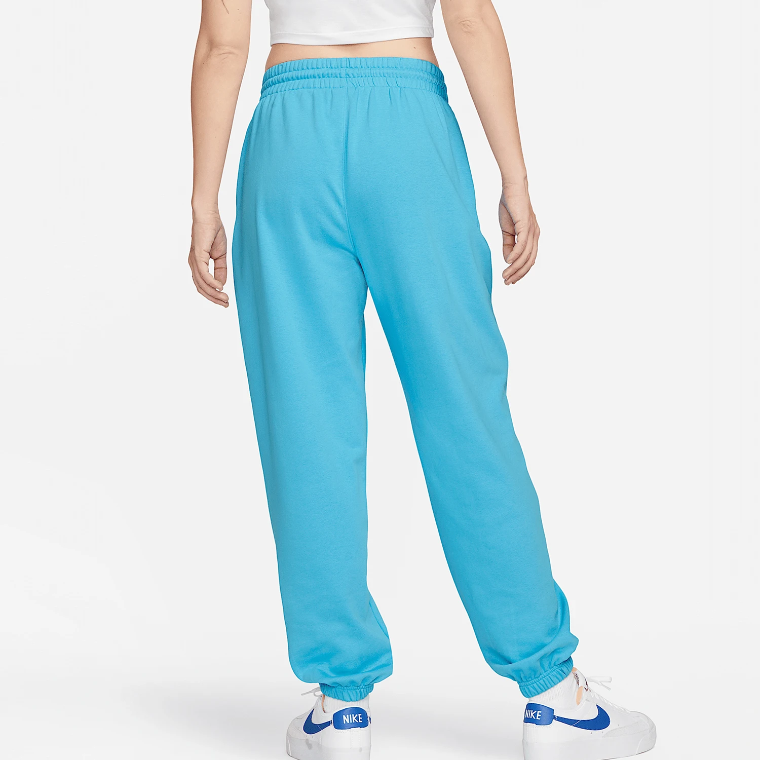 Nike Authentic New Women's Retro Sports French Terry Cuffed Pants DV8089-416