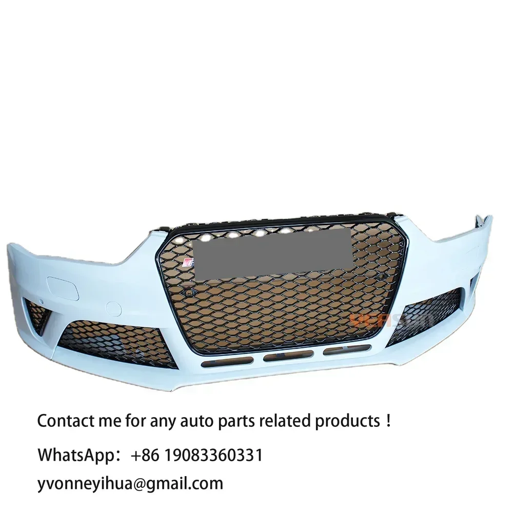 Paraurti anteriore per auto RS4 di alta qualità per Audi A4 2013 2014 2015