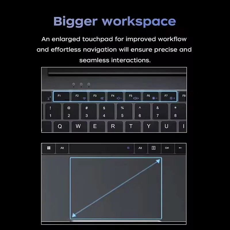 14.1' Intel Core i9-9900 Windows 11 Pro Laptop Computer 32GB RAM 512GB 1TB 2TB SSD Portable Notebook PC Office Study Laptops view 3