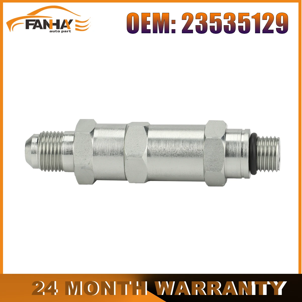 

Fuel Check Valve Regulator Engine A-23535129 23535129 For Detroit Diesel Series 60 Engines 14L M14x1.5 5/8-18 3.79 Inches