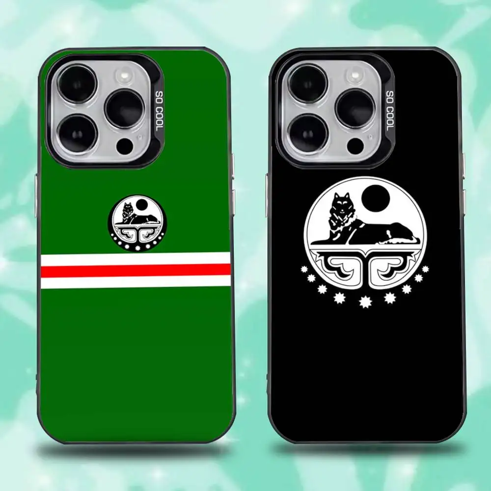 

Chechen Coat of Arms Art Phone Case For iPhone 16,15,14,13,12,11,Mini,Pro,E,SE4,XS,MAX Black Candy Matte Cover