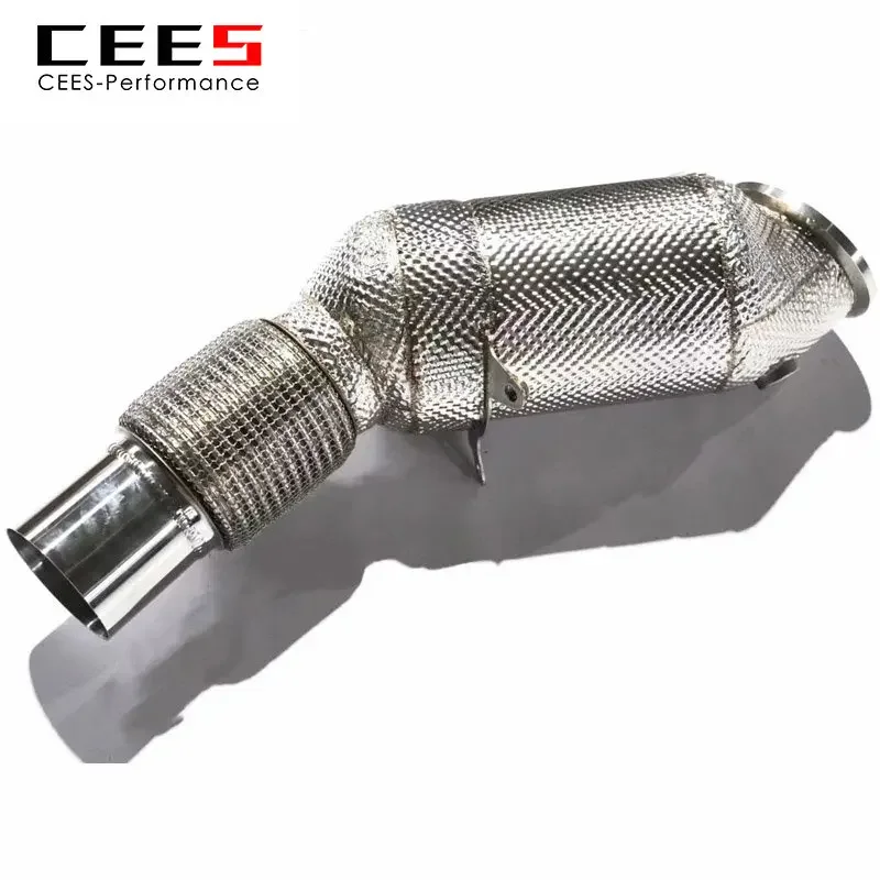 CEES Exhaust Downpipe For BMW 325/330 G20/G28 2.0T B48 2020-2022 Downpipe 200/300 cell Stainless Steel Exhaust Pipe