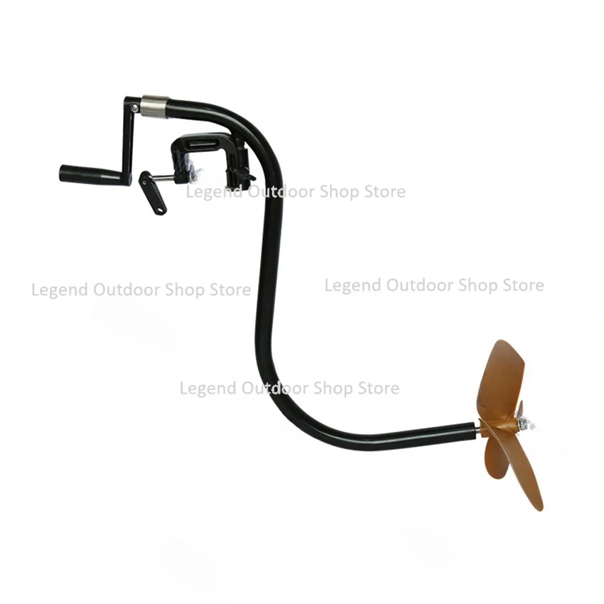 

Manual Outboard Motor Propeller Hand Boat Motor Propeller Inflatable Boat Motor Portable Boat Outer Engine Propeller No Noise