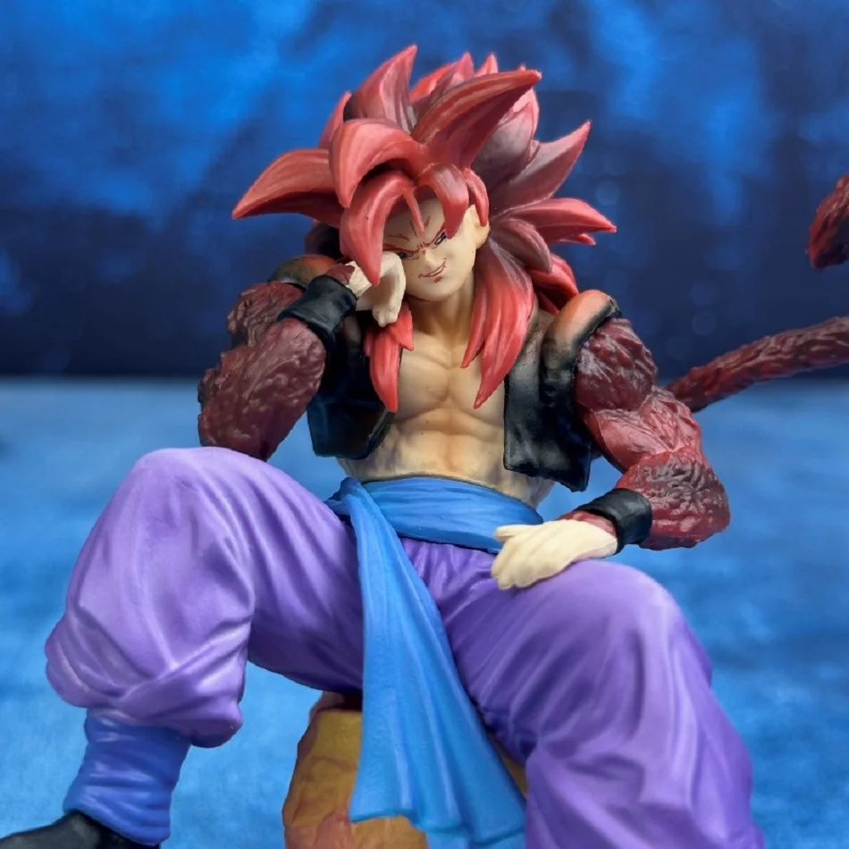 12cm Dragon Ball GT Anime Figur Super Saiyajin 4 Gogeta Action-Modell Son Goku/Vegeta GK Figurine PVC Sammlerstück Weihnachtsgeschenk – Detail 4