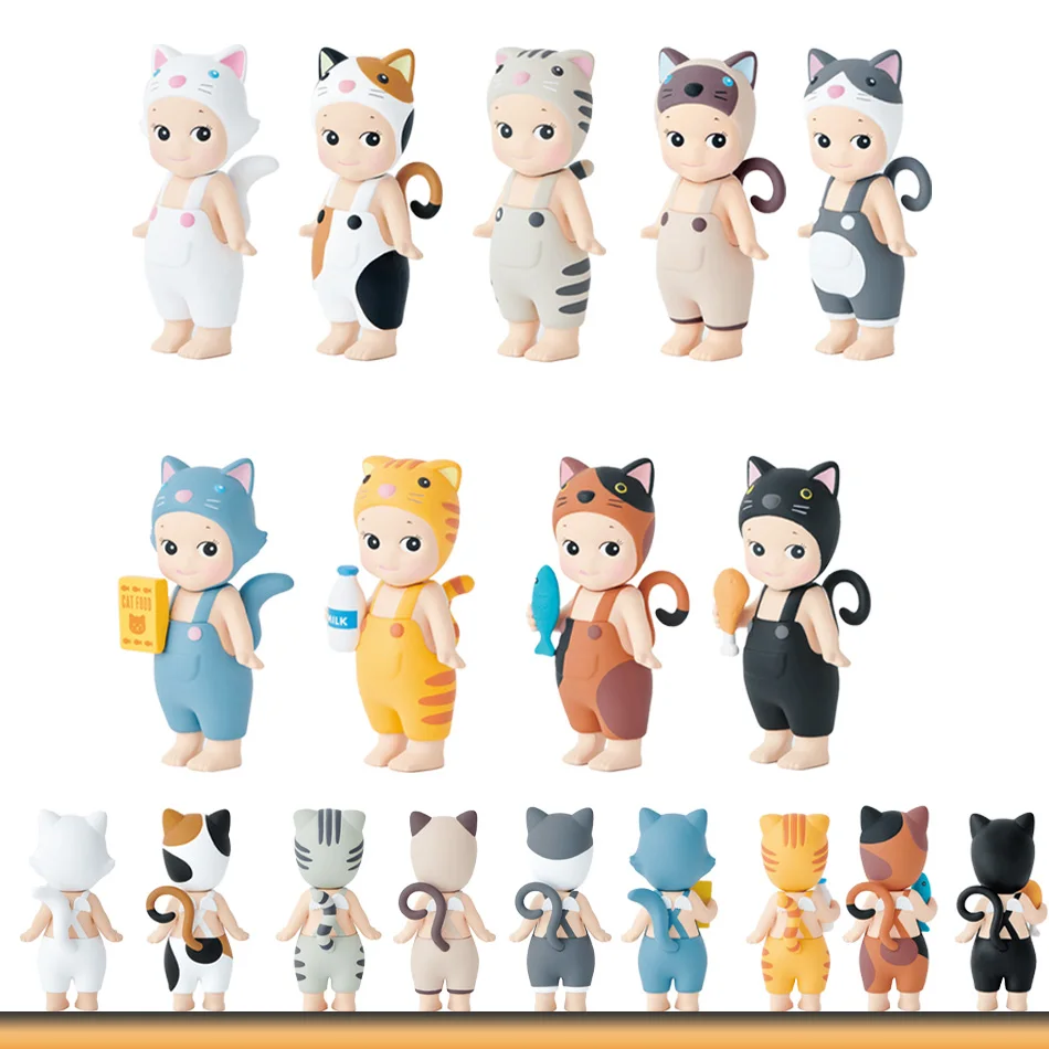 Meow Meow Daily Angel Series Cat Blind Box Trendy Play Doll Desktop Cartoon Creative Ornament Handmade Mysterious Box Girl Gift