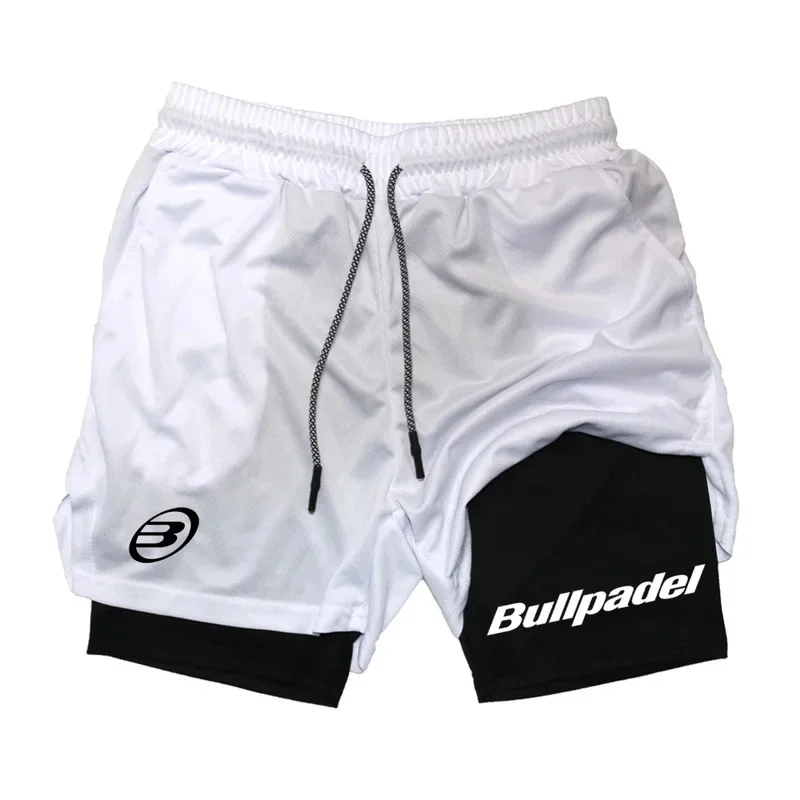 Nuevos pantalones cortos deportivos de Padel para hombre, pantalones cortos de tenis transpirables de verano para hombre, pantalones de bádminton de