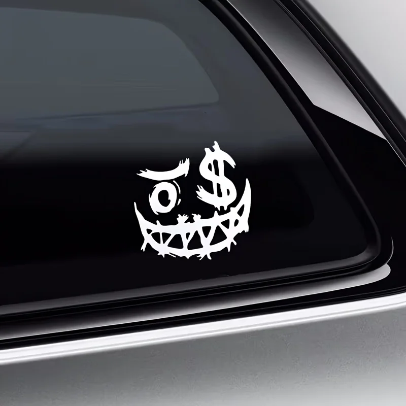 Car Body Rear Bumper Triangle Window Scratches Covering Laptop Case Smooth Surface Waterproof Durable JDM Style Decal