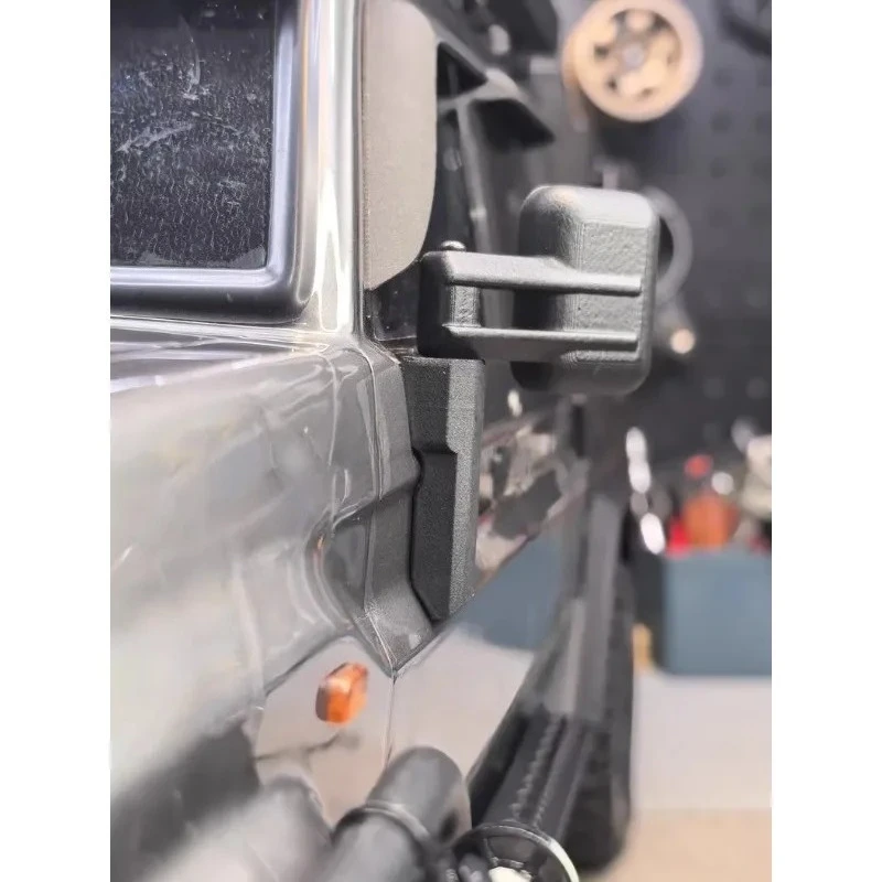 Wide Simulation Rearview Mirrors Upgrade Parts for RGT 1/10 EX86160 LC79/EX86190 LC76/EX86020 LC71 RC Off-Road Truck Models