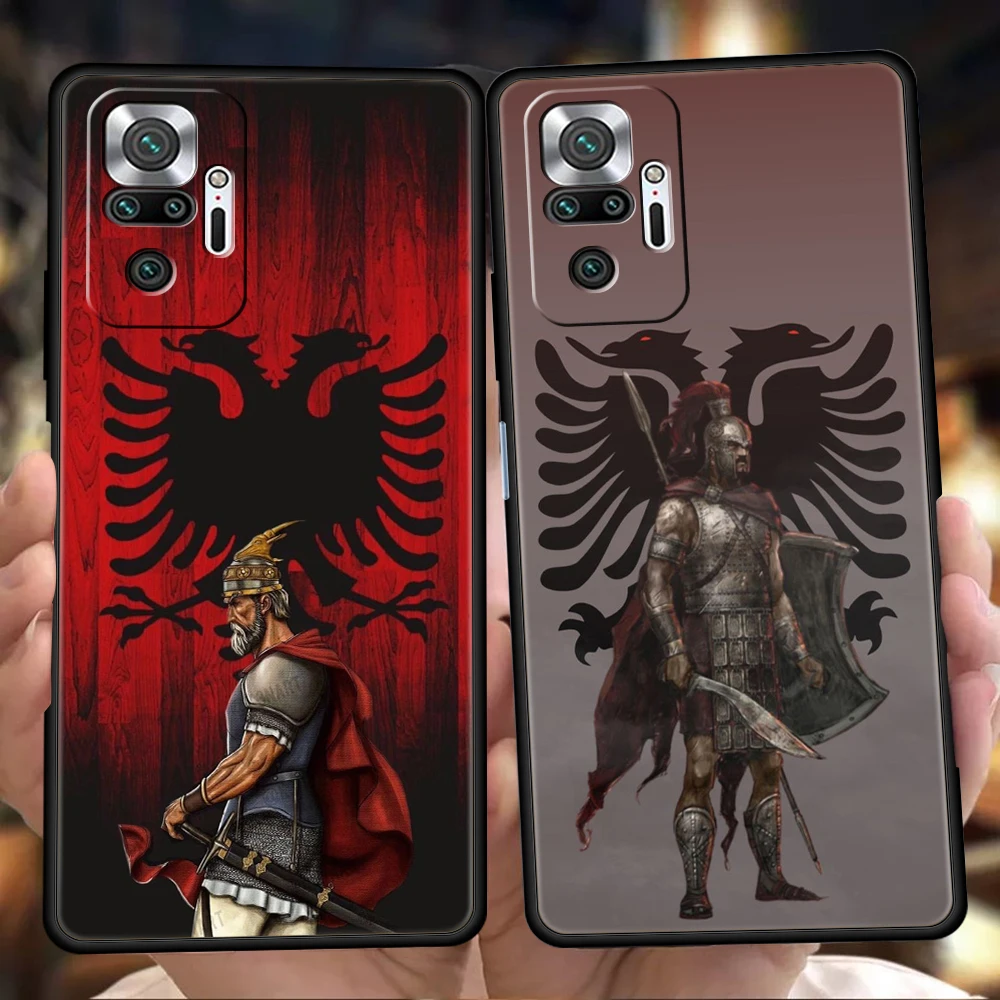 Albania Passport Phone Case Cover for Redmi 14C 10C Note 14 13 12 10 11 Pro Plus 7 8T K40 K50 Gaming Pro Plus 5G Soft TPU Shell
