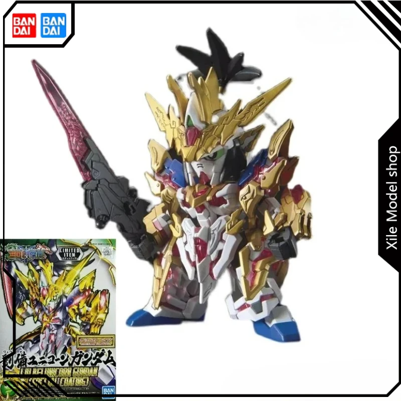 

Gundam BANDAI SDSD WORLD SANGOKU SOKETSUDEN LIU BEI сборная модель экшн-меха оригинальный продукт модель украшения аниме мультфильм