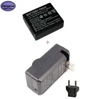 1800mAh DMW-BLE9E BLE9 DMWBLE9E DMWBLE9 Camera Battery + AC Charger For Panasonic Lumix BLG10 BLG10E DMC GF6 GX7 GF3 GF5 ZS100