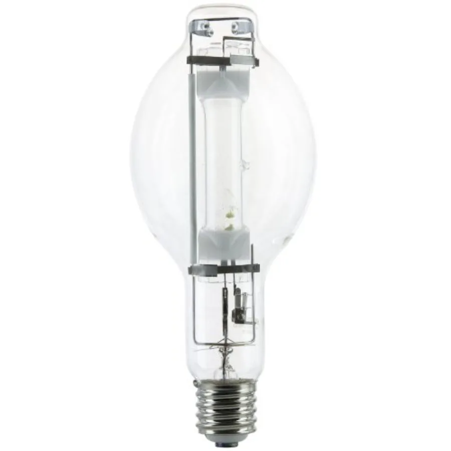 

03680-SU MH1000/U/BT37 M47 Metal Halide Lamp 1000 Watts Mogul Base E39 BT37 12 000 Hours Life 110 000 Lumen Clear Finish 4000K
