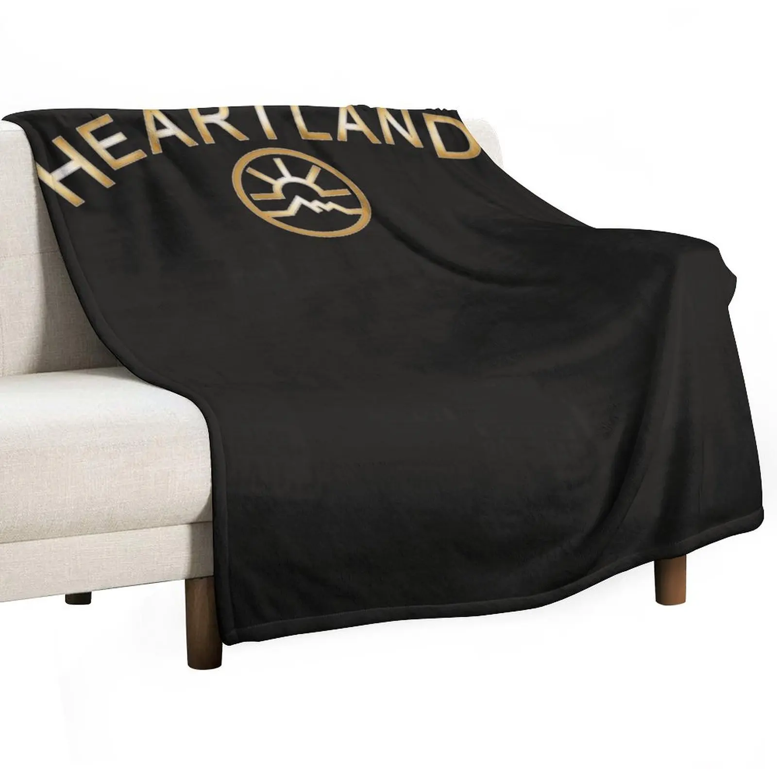 

Heartland Logo Throw Blanket Retros Cute Single heavy to sleep Blankets