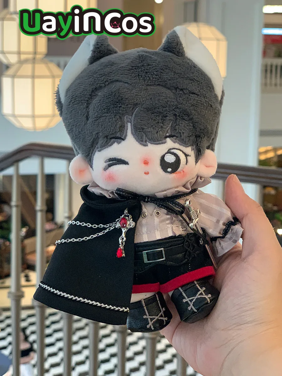 Vintage Vampire Knight Prince Cloak For Stuffed 15cm 20cm  40cm plushies Cotton Doll Clothes Accessories Anime  Toy Kids Gi