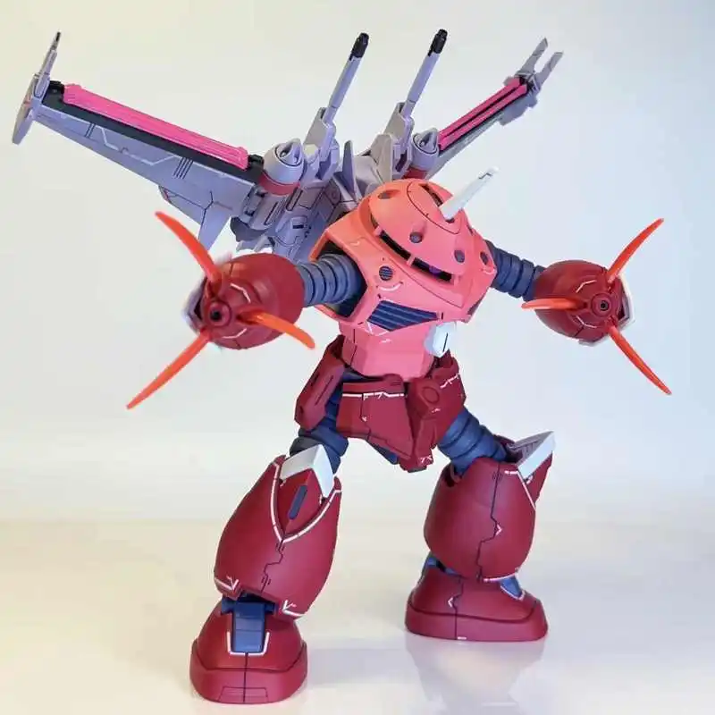 

HG 1/144 Justice Z'Gok Aslan Seed Freedom Ver Action Figures Assembly Model Kit Toys With Display Stand Anime Collectible Gift