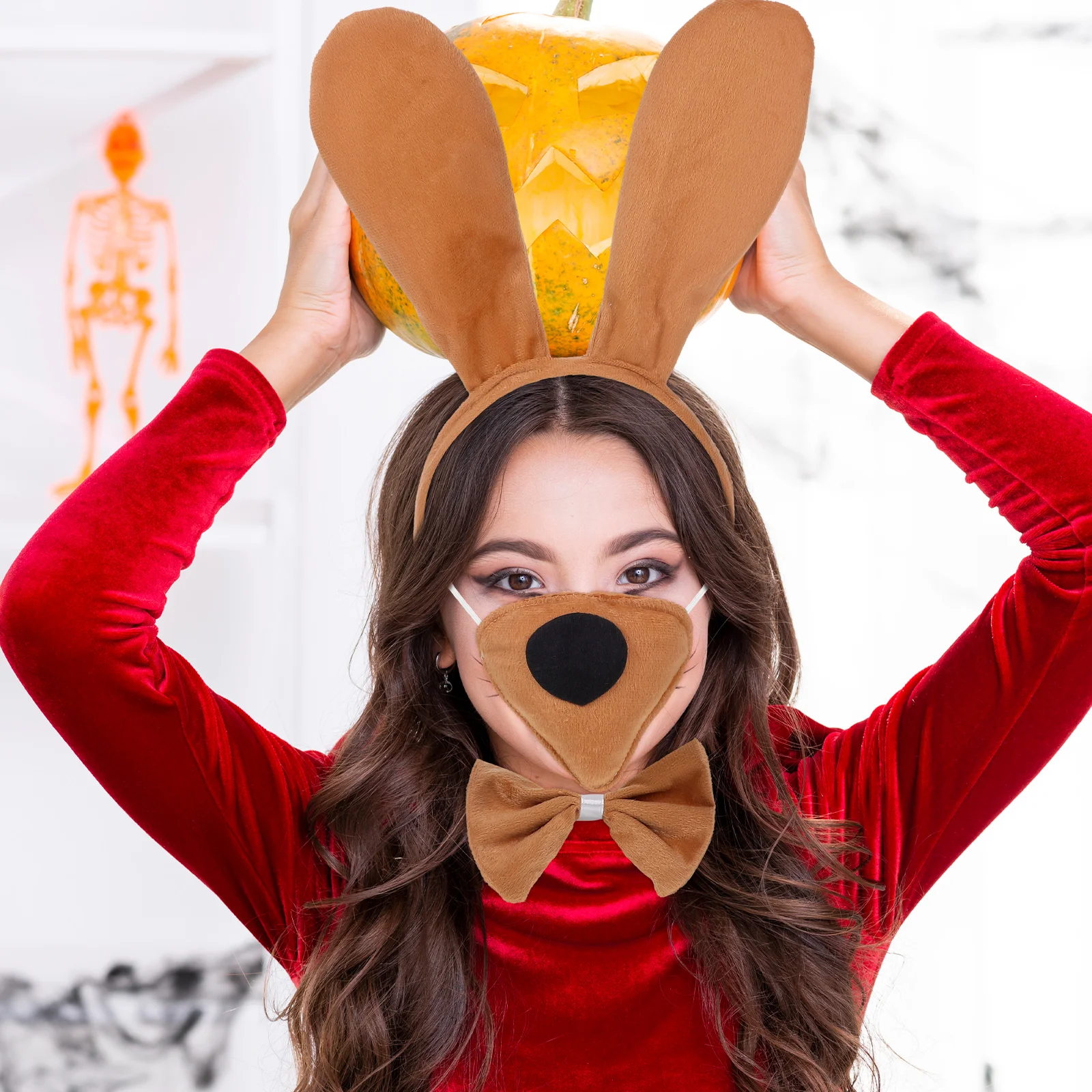 

Children's Dog Clothing Tail Puppy Costume Ears Animal Accessories for Kids Hairbands Man